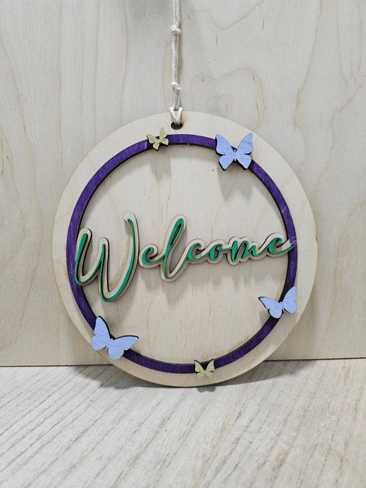 FuoriPorta In Legno con Incisione Personalizzabile - AVcreation