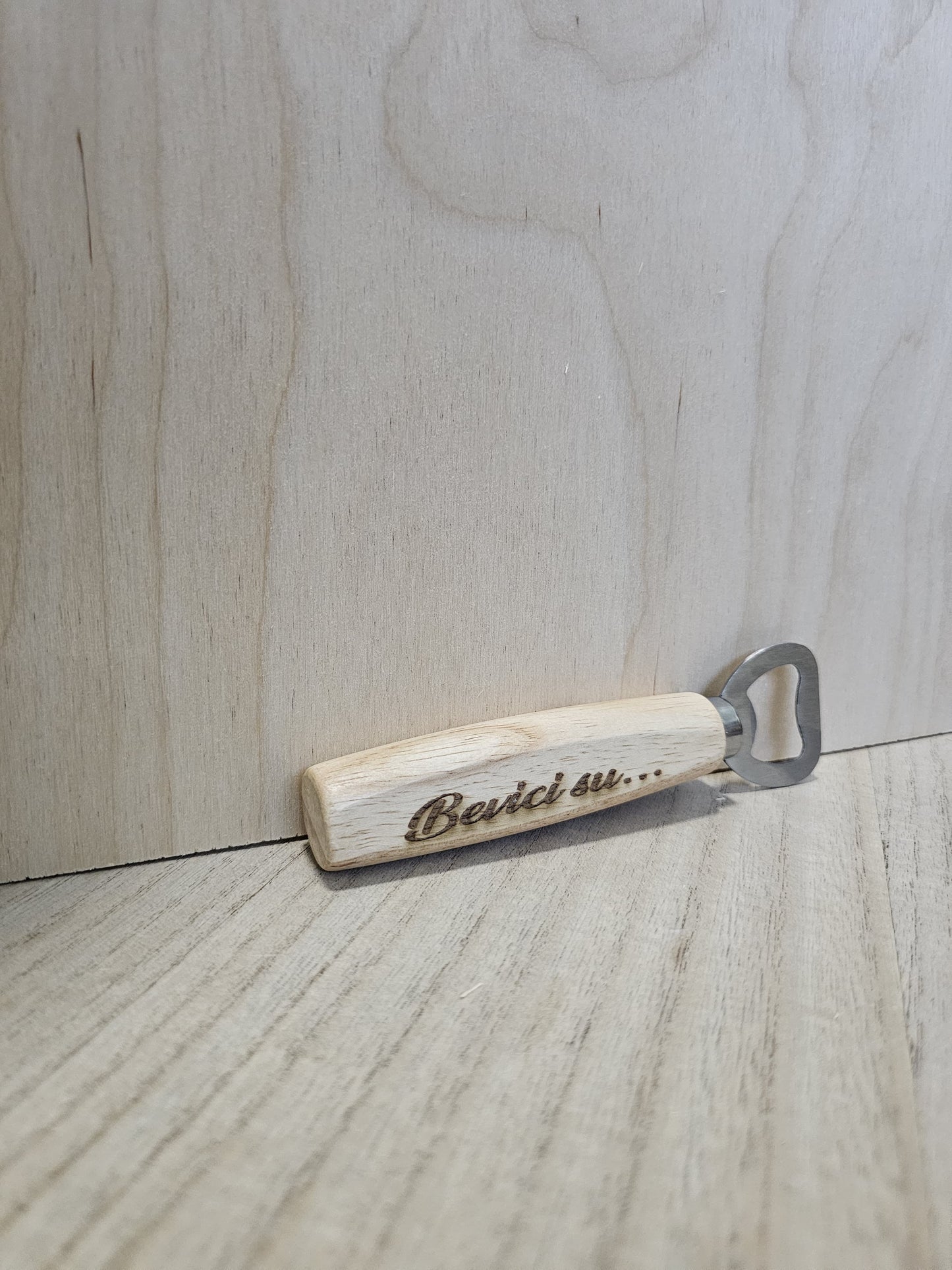 Apribottiglie in Legno con Incisione "Personalizzabile" - AVcreation