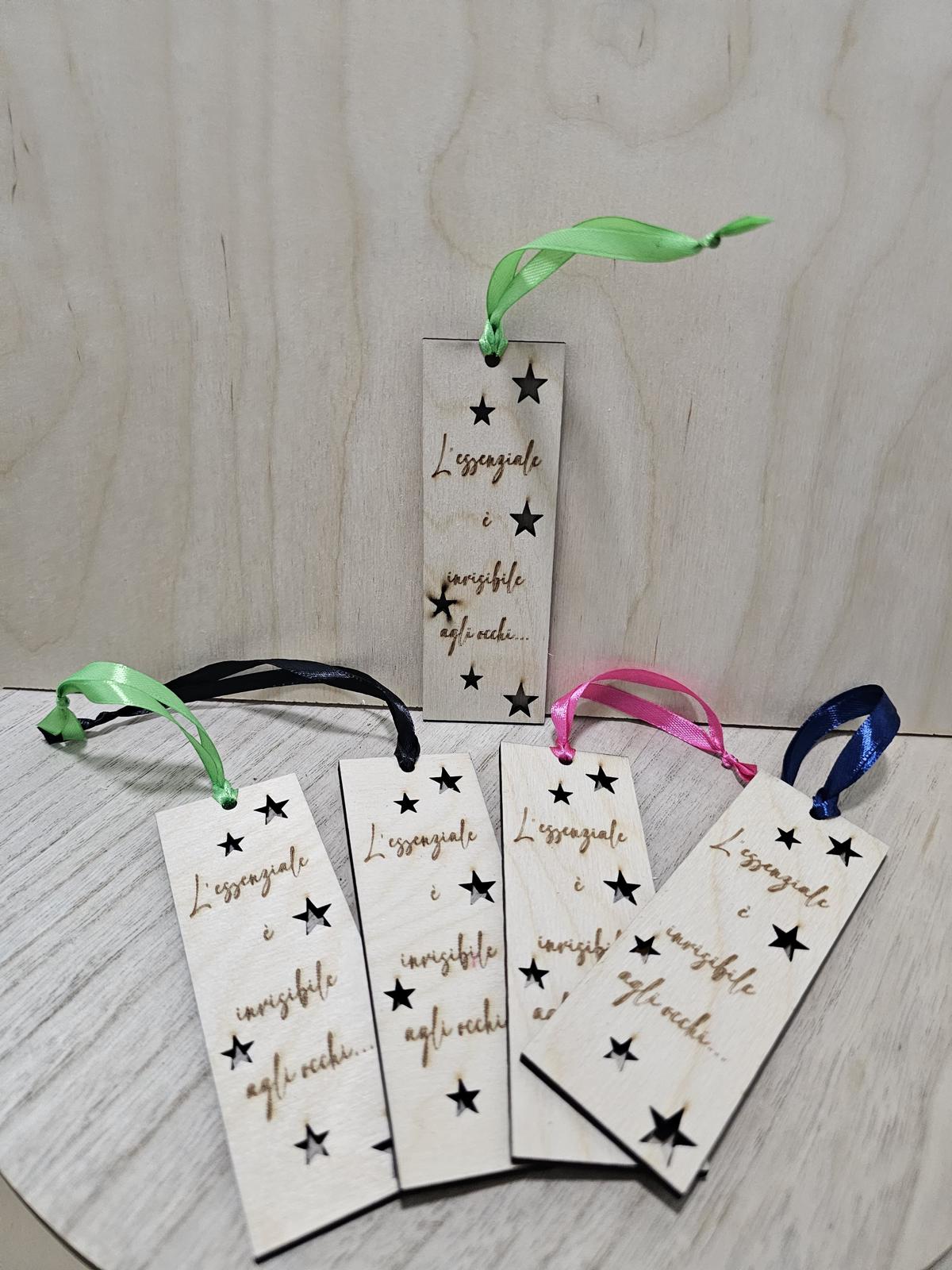 Segnalibro Personalizzabile con Forme e Incisione