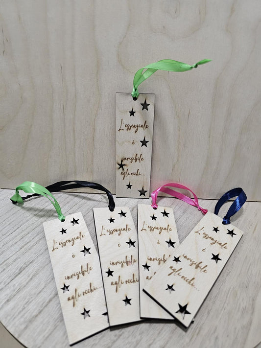 Segnalibro Personalizzabile con Forme e Incisione